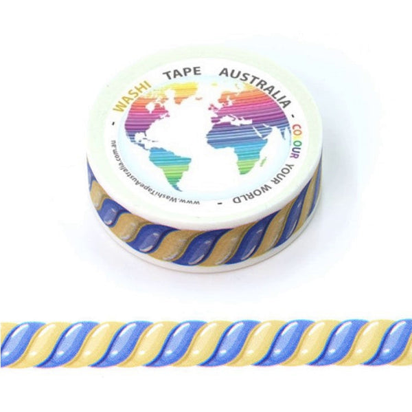 Yellow Blue Candy Washi Tape