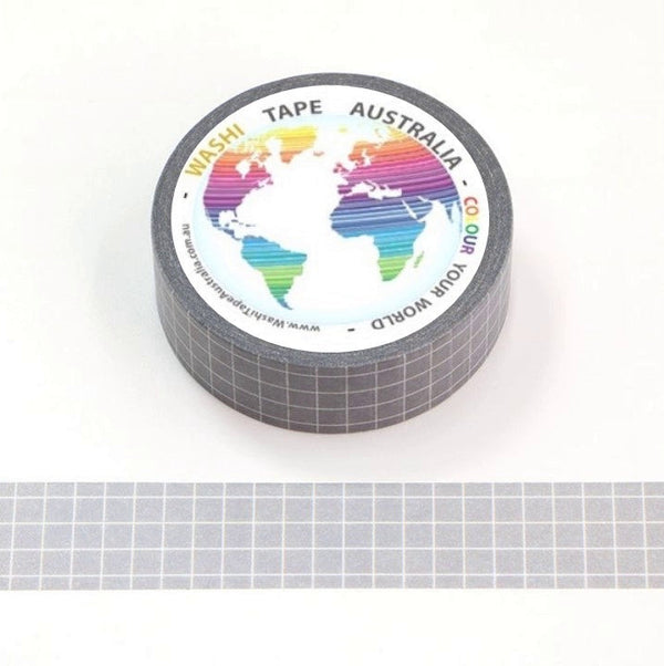 Grey Grid Washi Tape