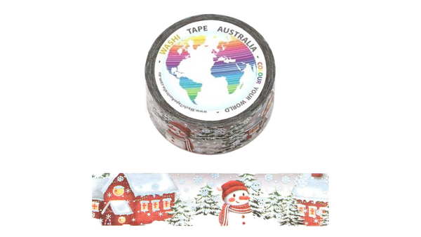 Foil Holographic Snowman (Wide 20mm) Washi Tape