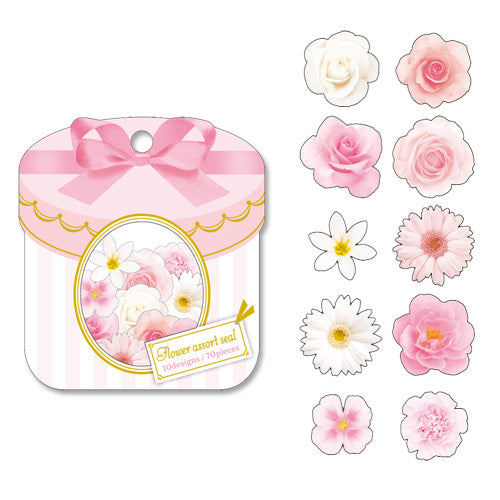 Baby Pink - Flower Assortment Series Stickers