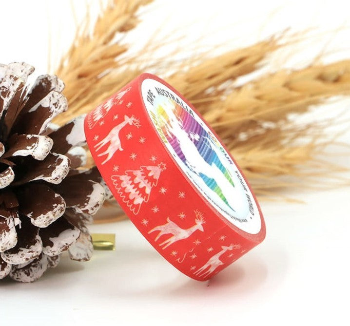 Reindeer and Christmas Tree Washi Tape