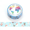 Snowman, Santa & Reindeers Washi Tape