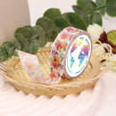 Red Flowers Washi Tape