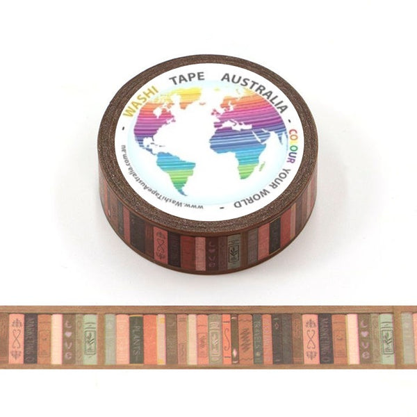 Shelf Books Washi Tape