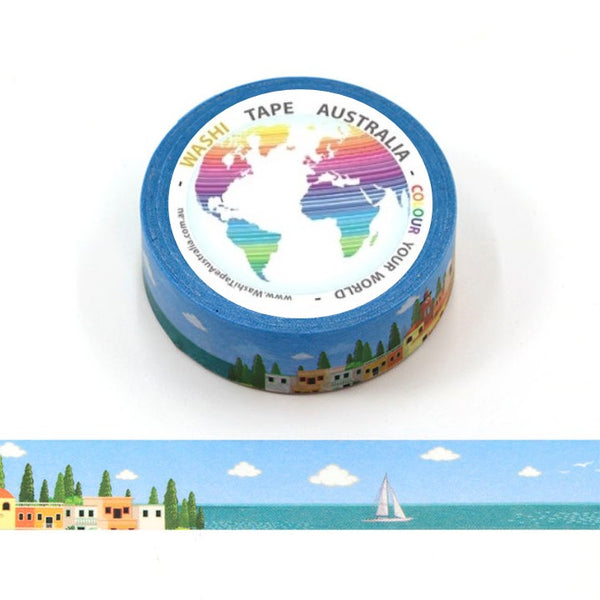 Seaside Village Washi Tape