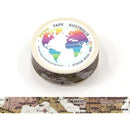 Travel Map - Washi Tape
