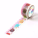 Elephants Die-Cut Washi Tape (Wide 22mm)