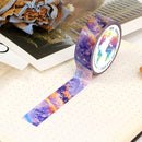 Blue Purple Galaxy - Foil Washi Tape