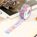 Blue Pink Galaxy - Foil Washi Tape