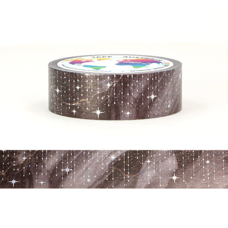 Black Galaxy - Foil Washi Tape