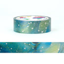 Green Galaxy - Foil Washi Tape