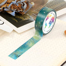 Green Galaxy - Foil Washi Tape