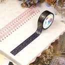 Gold Floral  - Foil Washi Tape