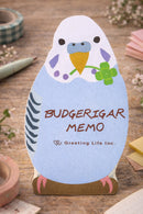 Budgie Die-cut Memo Pad