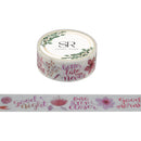 Inspirational on White - washi tape