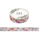Garden Flowers - Thin washi tape (10mm)