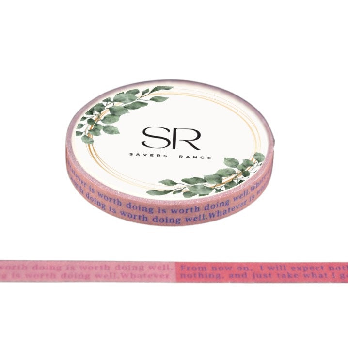 Inspirational Feelings - Thin washi tape (5mm)