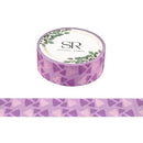 Triangles on Purple - washi tape