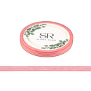 White Stripes on Red - Thin washi tape (5mm)