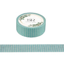 Turquoise Stripes on White - washi tape