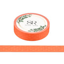 Spots on Orange - Thin washi tape (10mm)