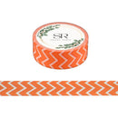 Chevron on Orange - washi tape