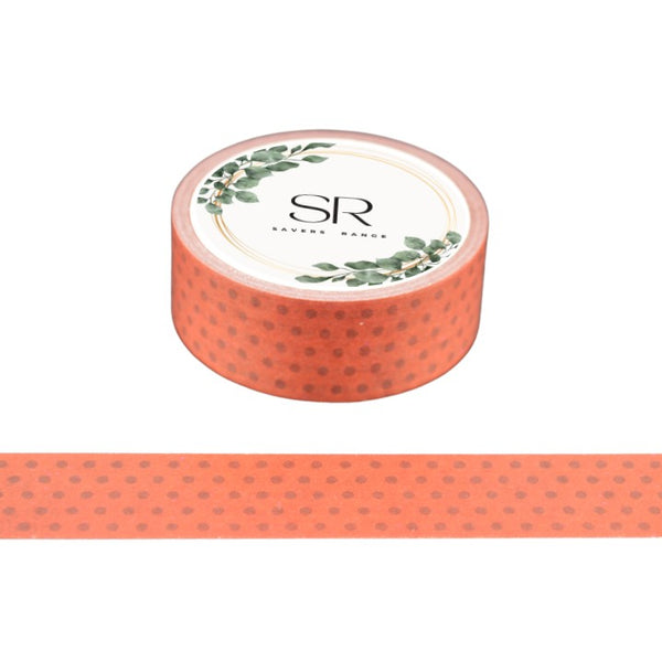 Spots on Brown - washi tape