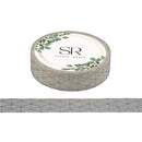 Gold Hatches - Thin foil washi tape (10mm)