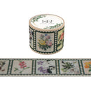 Postage Flowers  - Wide washi tape (30mm)