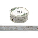 Writings on White - washi tape