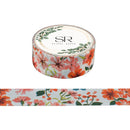 Red Flowers - washi tape
