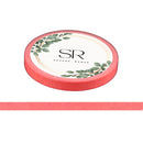 Red - Thin washi tape (3mm)