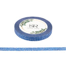 Dark Blue - Glitter Thin Washi Tape (5mm)