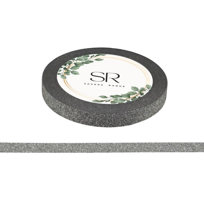 Silver - Glitter Thin Washi Tape (5mm)