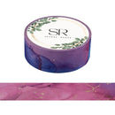 Violet Blue Marbling - Washi Tape (3m)