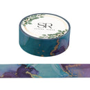 Sky Magenta Blue Marbling - Washi Tape (3m)