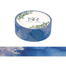 Blue Marbling - Washi Tape (3m)
