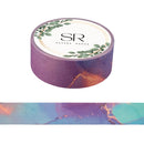 Turquoise Pink Marbling - Washi Tape (3m)