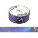 Dark Blue Marbling - Washi Tape (3m)