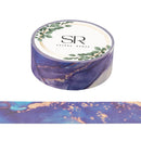 Deep Blue Marbling - Washi Tape (3m)
