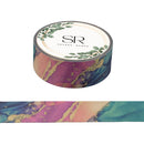 Pink Cream Turquoise Marbling - Washi Tape (3m)