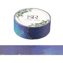 Dark Blue Green Marbling - Washi Tape (3m)