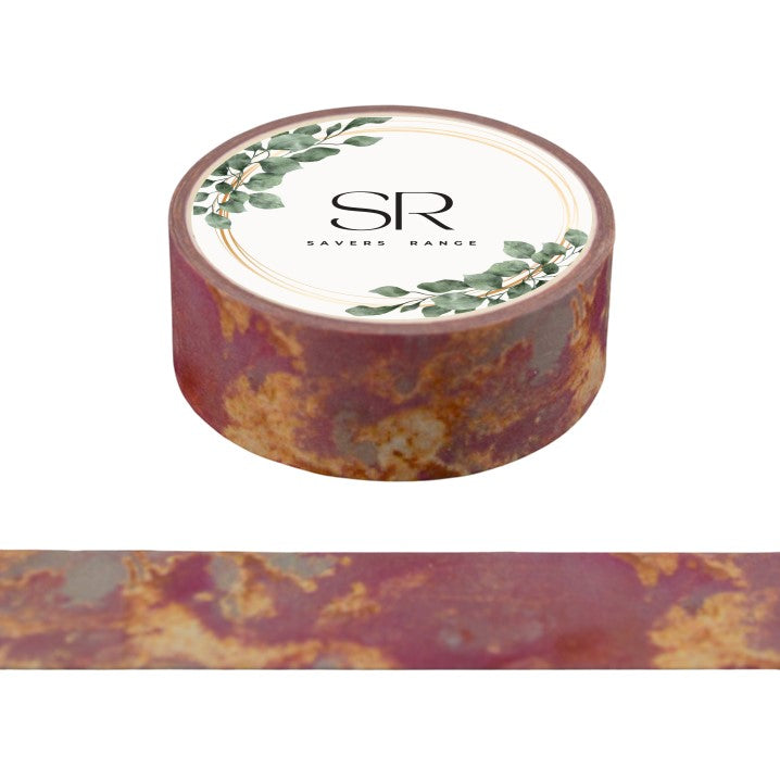 Pink Grey Marbling - Washi Tape (3m)
