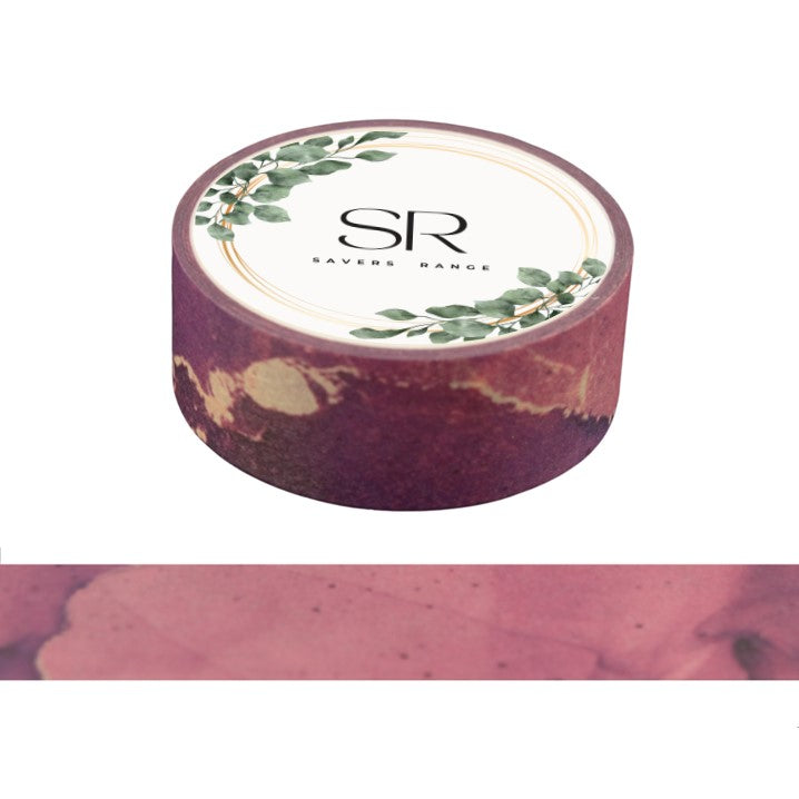 Puce Pink Marbling - Washi Tape (3m)