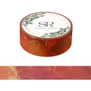 Red Orange Marbling - Washi Tape (3m)