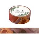 Maroon Slate Marbling - Washi Tape (3m)