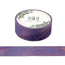 Purple Violet Marbling - Washi Tape (3m)