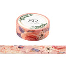 Delicate White on Pink - Washi Tape