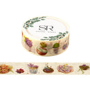 Potted Succulent Plants - Vintage Series  Washi Tape