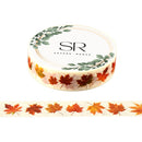 Maple Leaves - Vintage Series Thin washi tape (10mm)